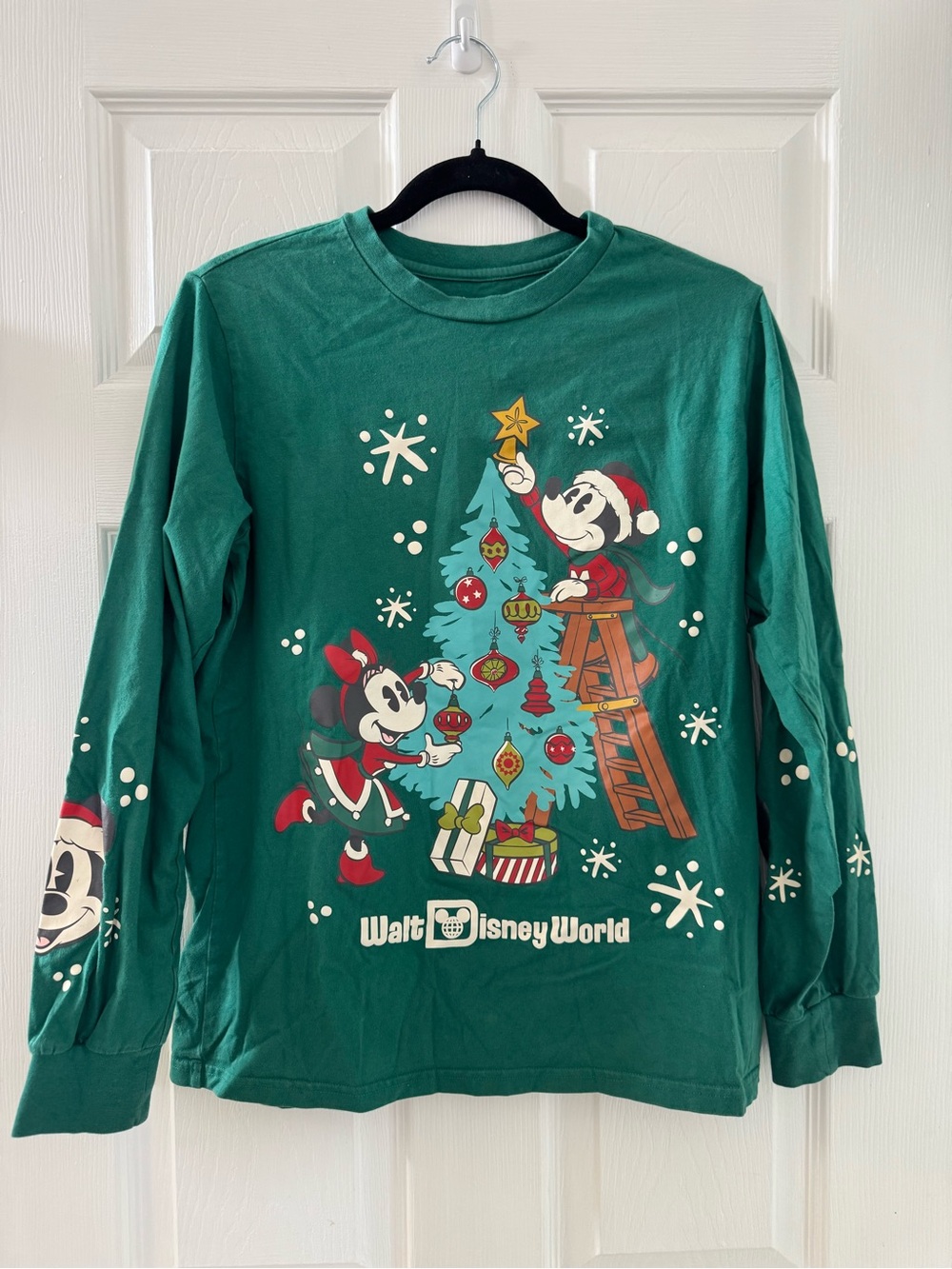 Disney World Green Christmas Long Sleeve